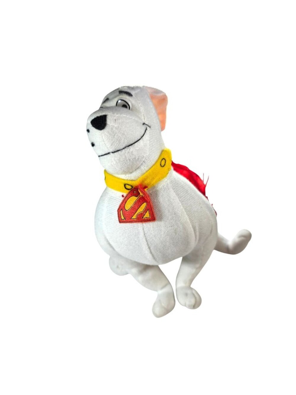 Krypto The Superdog Plush Toy Nanco DC Comics 2005  Red Cape Superman Emblem